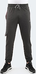 Slazenger Pari Erkek Eşofman Altı Koyu Gri