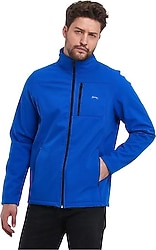 Slazenger Rados IN ST23JE035-480 Mavi Erkek Softshell Mont
