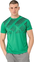 Slazenger Red Kısa Kollu Bisiklet Yaka Erkek Tişört