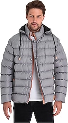 Slazenger Saline Kapüşonlu Erkek Şişme Mont