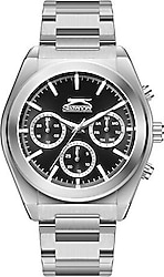 Slazenger SL.09.2394.2.02 Gümüş-Siyah Erkek Kol Saati