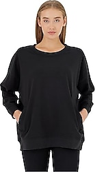 Slazenger Vikenti SW Siyah Kadın Overize Sweatshirt