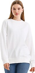 Slazenger Virtue Beyaz Kadın Oversize Sweashirt