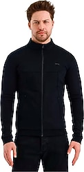 Slazenger Visual Tam Fermuarlı Erkek Eşofman Üstü