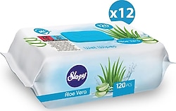 Sleepy Aloe Vera 120 Yaprak 12'li Paket Islak Mendil