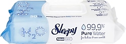 Sleepy AquaCare H2O Yenidoğan 50 Yaprak Islak Mendil