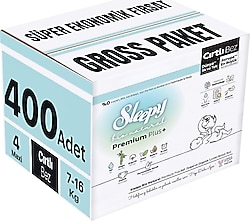 Sleepy Bio Natural 4 Numara Maxi 100'lü 4 Adet Bebek Bezi