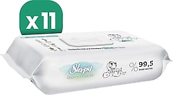 Sleepy Bio Natural 40 Yaprak 11'li Paket Islak Mendil