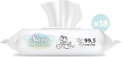 Sleepy Bio Natural 40 Yaprak 18'li Paket Islak Mendil