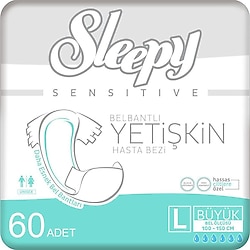 Sleepy Belbantlı Büyük Boy L 30'lu 2 Adet Hasta Bezi