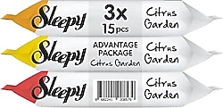 Sleepy Citrus Garden 15 Yaprak 3'lü Paket Islak Cep Mendili