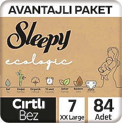 Sleepy Ecologic 7 Numara XX Large 28'li 3 Adet Bebek Bezi