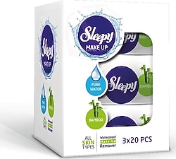 Sleepy Make Up 20'li 3 Adet Makyaj Temizleme Mendili