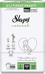 Sleepy Natural 5 Numara Junior 58'li Bebek Bezi
