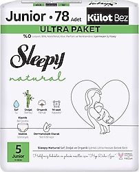 Sleepy Natural 5 Numara Junior 78'li Bebek Bezi
