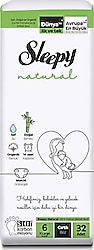 Sleepy Natural 6 Numara X Large 32'li Bebek Bezi