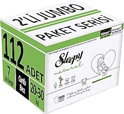 Sleepy Natural 7 Numara XX Large 112'li Bebek Bezi