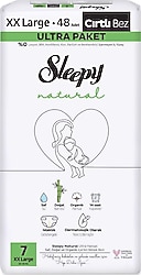 Sleepy Natural 7 Numara XX Large 48'li Bebek Bezi