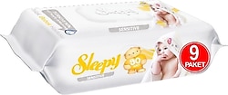 Sleepy Sensitive 90 Yaprak 9'lu Paket Islak Mendil