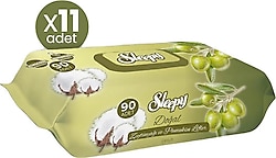 Sleepy Zeytinyağlı 90 Yaprak 11'li Paket Islak Mendil