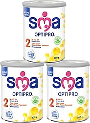 SMA Optipro 2 Probiyotik Devam Sütü 800 gr 3 Adet