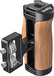 SmallRig 2913 1/4"-20 Vida Ahşap Mini Yan Sap
