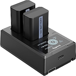 SmallRig 3818 NP-FW50 Batarya ve Şarj Cihazı Kiti