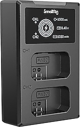 SmallRig 4081 NP-FW50 Çiftli Şarj Cihazı