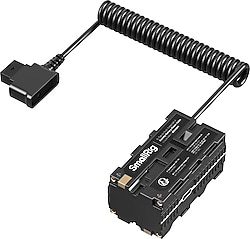 SmallRig 4884 D-Tap Çift Taraflı NP-F Sahte Pil Güç Kablosu