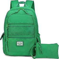 Smart Bags 3237 Yeşil Kalemlik + Okul Çantası