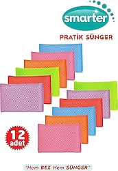 Smarter Pratik 12'li Bulaşık Süngeri