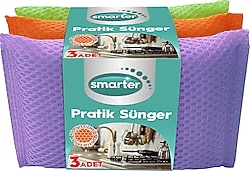 Smarter Pratik 3'lü Bulaşık Süngeri