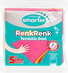 Smarter Renk Temizlik Bezi 5'li