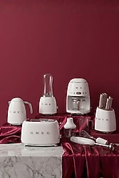 Smeg 50's Style Bella Casa Beyaz 6 Parça Elektronik Çeyiz Seti