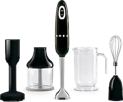 Smeg 50's Style HBF22BLEU 700 W Siyah El Blender Seti