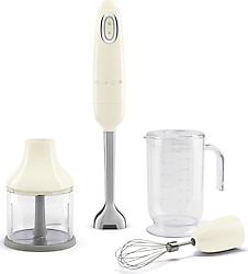 Smeg 50's Style Retro HBF03CREU Krem 700 W El Blender Seti