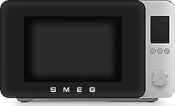 Smeg 50's Style Retro MOC02BLMEU Siyah Buharlı 27 lt Mikrodalga Fırın