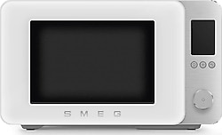 Smeg 50's Style Retro MOC02WHMEU Beyaz Buharlı 27 lt Mikrodalga Fırın