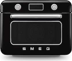 Smeg COF01BLEU Siyah Tezgah Üstü Kombi Fırın