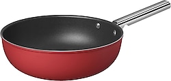 Smeg Cookware 50's Style 30 cm Wok Tava Kırmızı