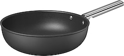 Smeg Cookware 50's Style 30 cm Wok Tava Siyah