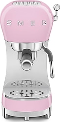 Smeg ECF02PKEU Retro Pembe Manuel Espresso Makinesi