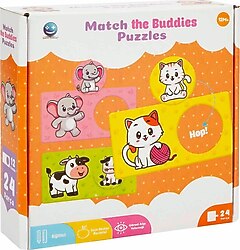 Smile Games Sevimli Hayvanlar Eğitici Puzzle 24 Parça