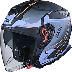 SMK GTJ Escape Mavi Siyah Açık Kask