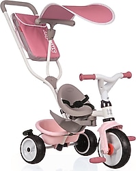 Smoby 741401 Baby Balade Plus 3'ü 1 Arada Pembe Bebek Bisikleti
