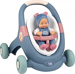 Smoby Little Baby Walker 3'ü 1 Arada Yürüteç ve Bebeği