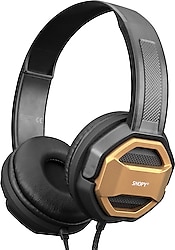 Snopy Bonny SN-101 Gold Kablolu Kulak Üstü Kulaklık