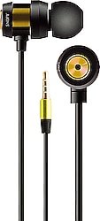 Snopy SN-J01 Siyah-Gold Kablolu Kulak İçi Kulaklık