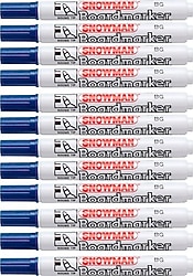 Snowman BG-12 12'li Tahta Kalemi Mavi