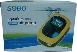 Sobo SB-9903A Tek Çıkışlı Sarı-Yeşil Akvaryum Hava Motoru
